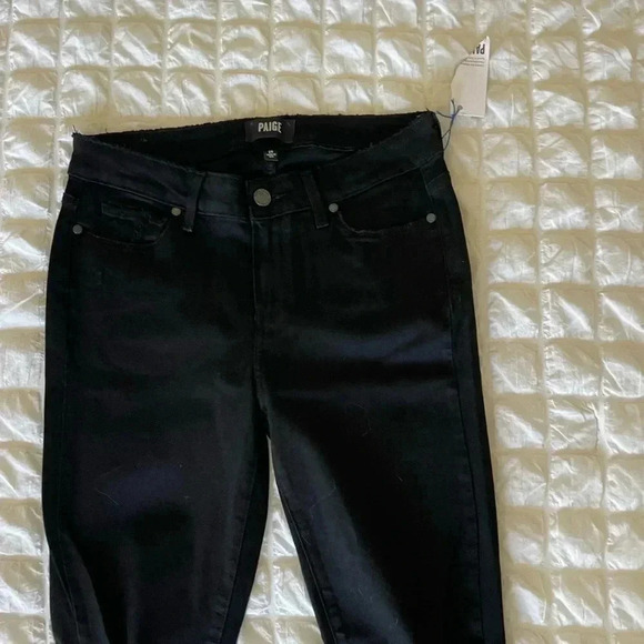 Paige black Verdugo crop in in slate black - Picture 4 of 13